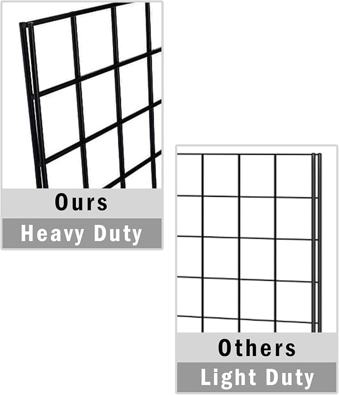 7RiversART Grid Wall Commercial Grade Grid Panels Heavy Duty Panel (Pack of 4)