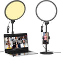 Anautin 10.5in LED Desk Ring Light, Video Conference Lighting