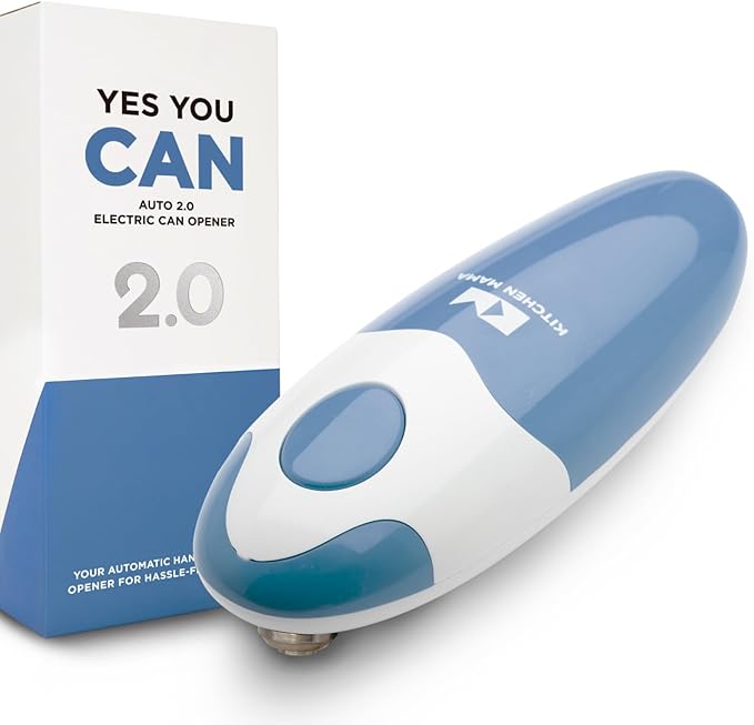 Kitchen Mama Auto 2.0 Electric Can Opener: Blade Opens Almost Any Can Pop or