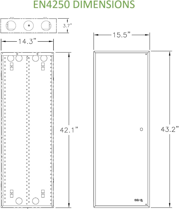 On-Q 42" Structured Media Enclosure