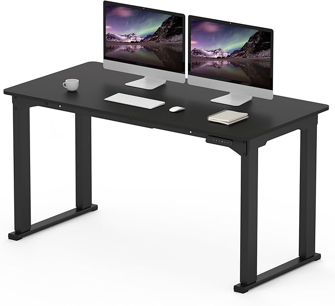 SANODESK 4-Leg Standing Desk, Electric Height Adjustable Desk