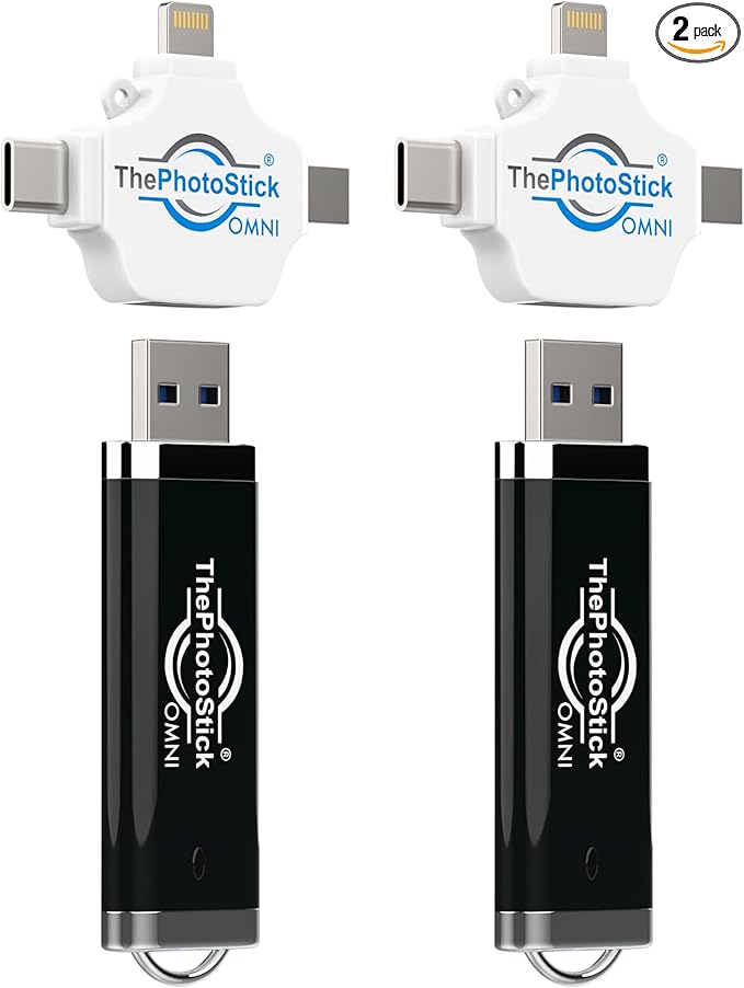ThePhotoStick® Omni 128GB (2 Pack)