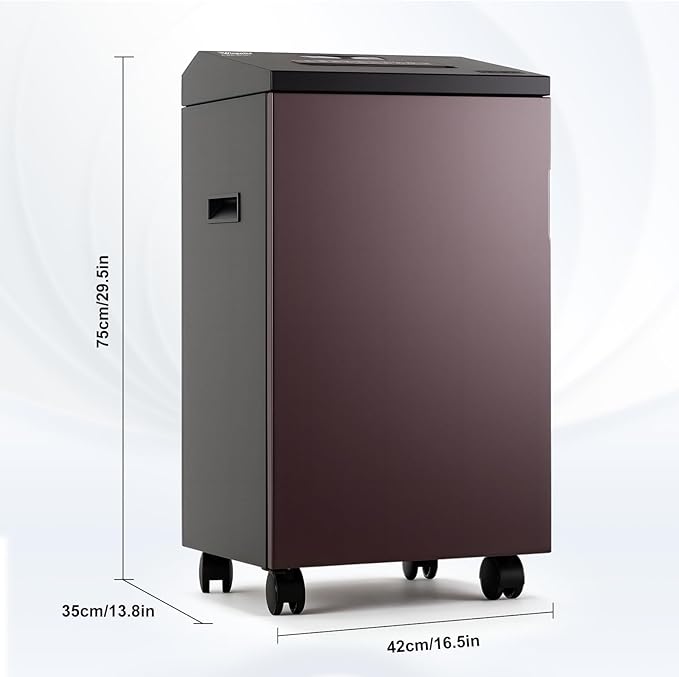 P-7 High Security Paper Shredder Heavy Duty, 5-Sheet Super Micro Cut, 11.9