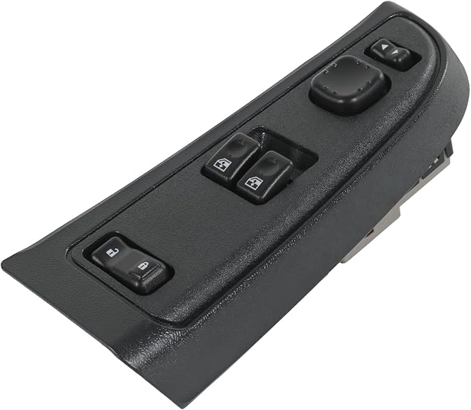 DICMIC Front Driver Side Master Power Window Switch and Door Lock & Black Bezel