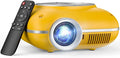 HOMPOW Mini Projector with Two -Way Bluetooth, Portable Projector