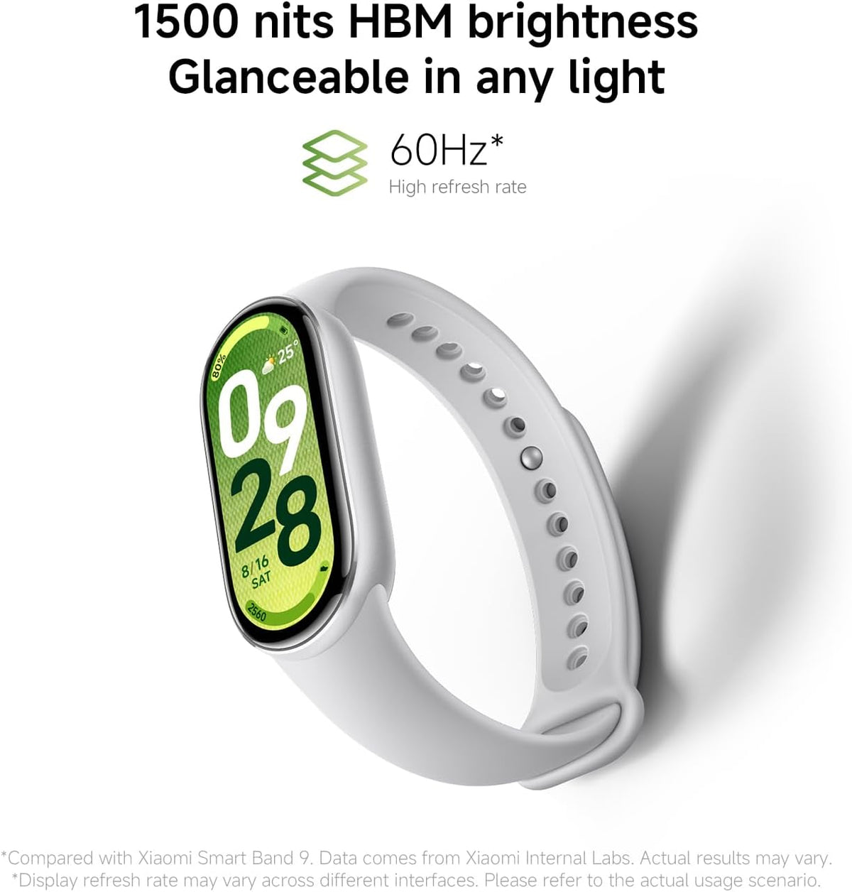 xiaomi mi smart band 10 (2025) global version, side view