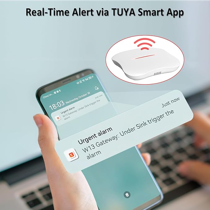 WiFi Water Leak Detector for Home