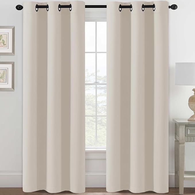 H.VERSAILTEX Blackout Curtains for Bedroom Thermal Insulated Room Darkening