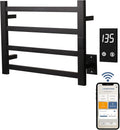 Smart Wireless Electric Towel Warmer | Blade Thin 4 Bar Design | Hardwired &