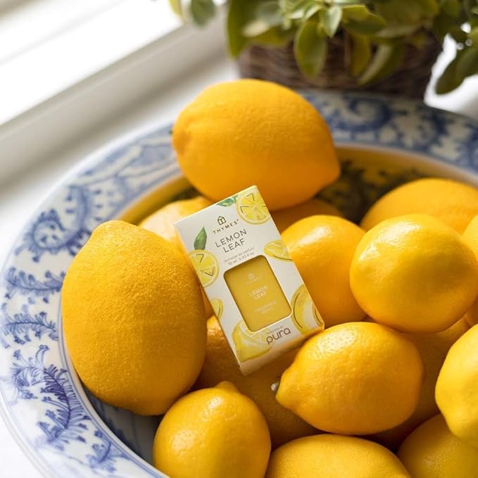 Thymes Pura Refills – 2 Pack of Oil Diffuser Scents – Long-Lasting Pura