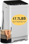 17.7 lbs Small Compact Portable Full-Automatic Washing Machine 10 Wash Program