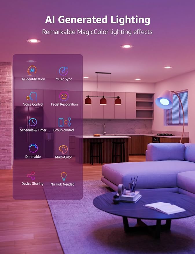 Lepro BR2 AI LED Smart Bulbs (4 Packs)