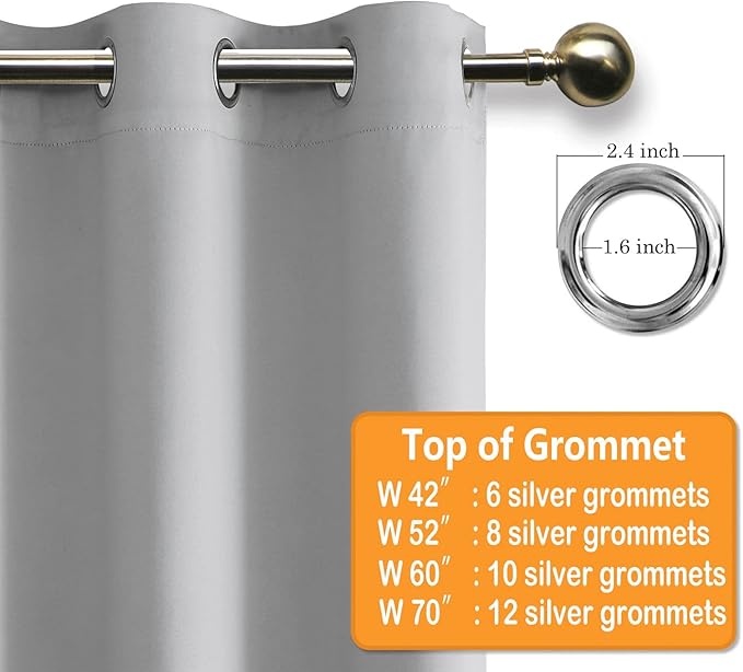 Hiasan Grommet Blackout Curtains