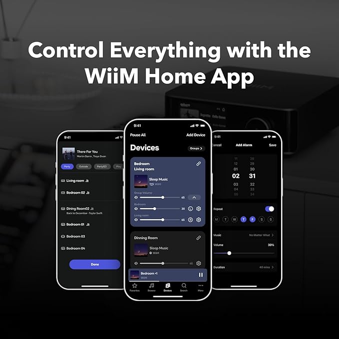 WiiM Amp Ultra with Voice Remote 2 | 100W Streaming Amplifier with Premium ESS