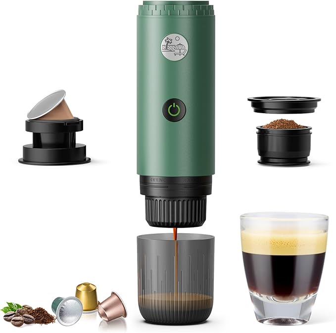 Portable Electric Espresso Machine, Travel Coffee Maker