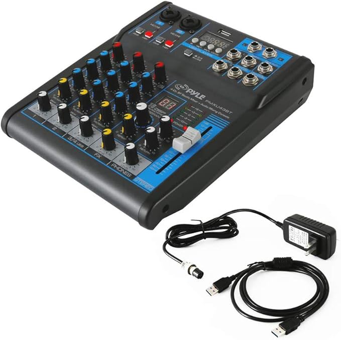 Pyle Professional 4 Channel Audio Mixer