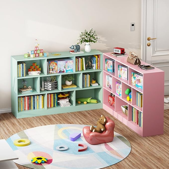 IOTXY Open Shelf Low Bookcase