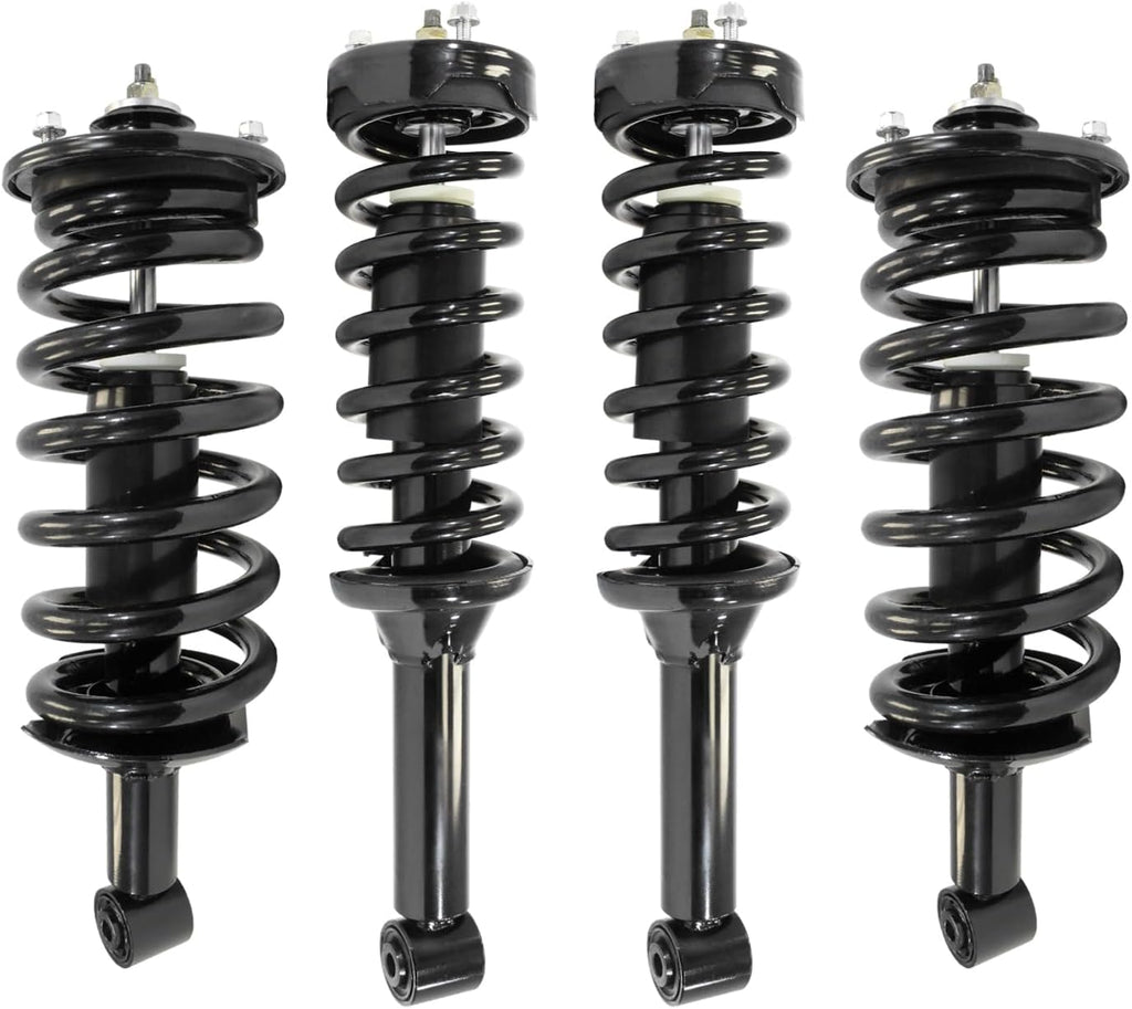 SUNCORE - Front & Rear Air Ride Suspension to Complete Struts Conversion Kit Replacement for 2006-2013 Land Rover Range Rover Sport
