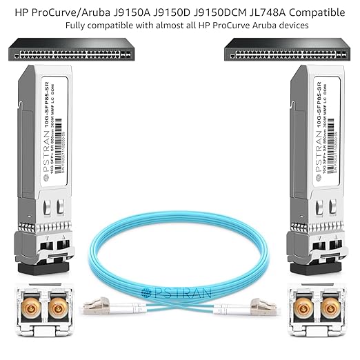 OPSTRAN 10GBASE-SR SFP+ Optical Transceiver Module Compatible (4 Pack)
