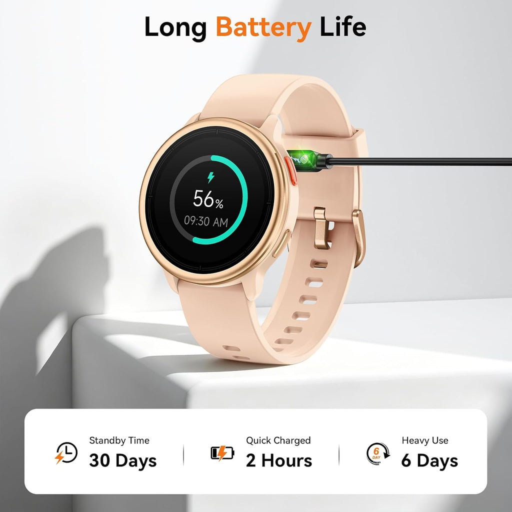 aeac smart watch for women, 1.27" hd smartwatch, package contents