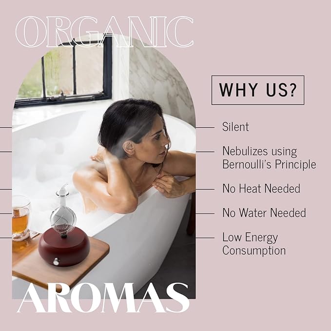 Radiance Nebulizing Diffuser for Pure Essential Oil/Aromatherapy, Premium Home