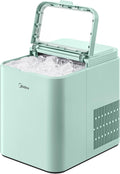 Midea MERI26B1AGN Countertop Bullet-Ice Maker, 8 Ice Bullets Ready in 6 Minutes