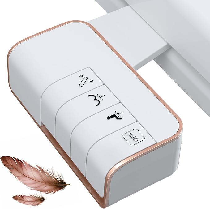 Hibbent Bidet Attachment for Toilet, Non-Electric Dual Nozzle for Frontal &