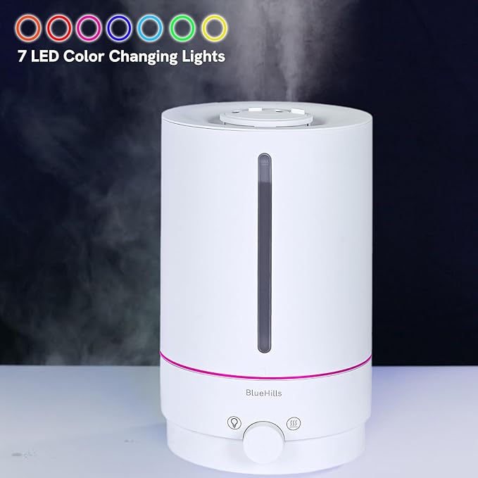 BlueHills Premium 5000 ML XL Cool and Warm Mist Ultrasonic Diffuser Humidifier