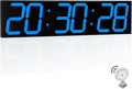 CHKOSDA 28.4''Large Digital Wall Clock, Automic Digital Clock