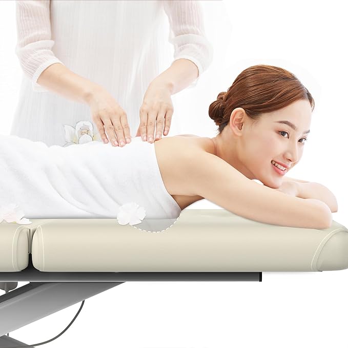 pouseayar Heavy Duty Electric Massage Table, Electric Lift and Electric