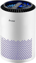 AROEVE Air Purifiers for Bedroom with Sleep Mode Speed Control-MK01A(White)