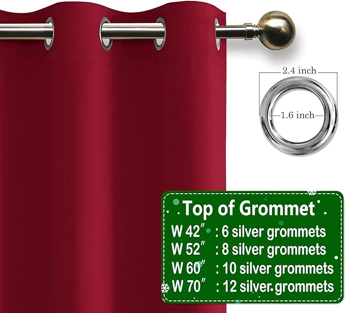 Hiasan Grommet Blackout Curtains