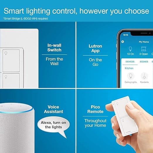 Lutron Caseta Original Smart Light Switch,