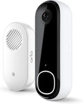Arlo Video Doorbell 2K + Chime 2, Wireless or Wired Option, 2-Way Audio
