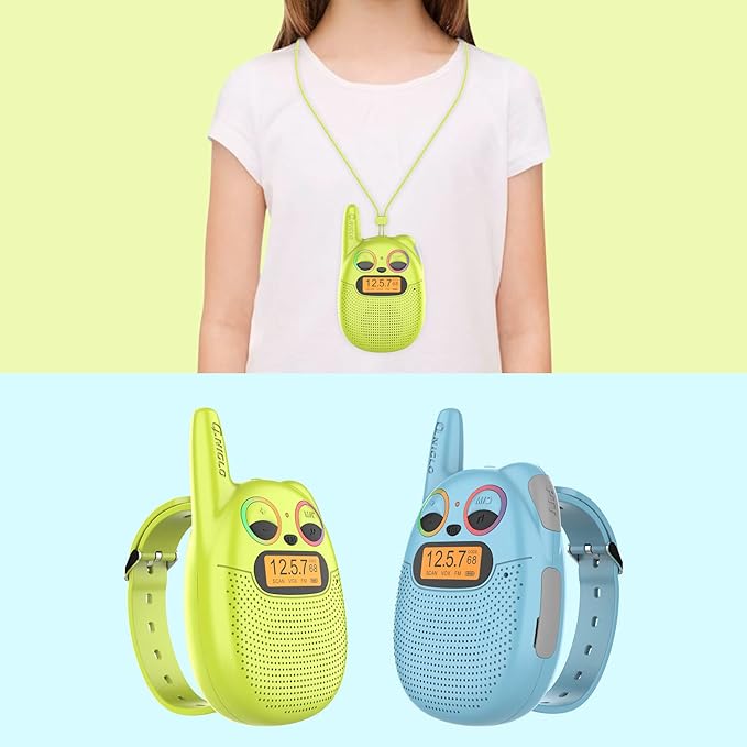 Qniglo Kids Walkie Talkies Rechargeable, Gifts
