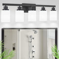 DIKAIDA Bathroom Vanity Light, 5-Light Vanity Lighting Fixture Over Mirror