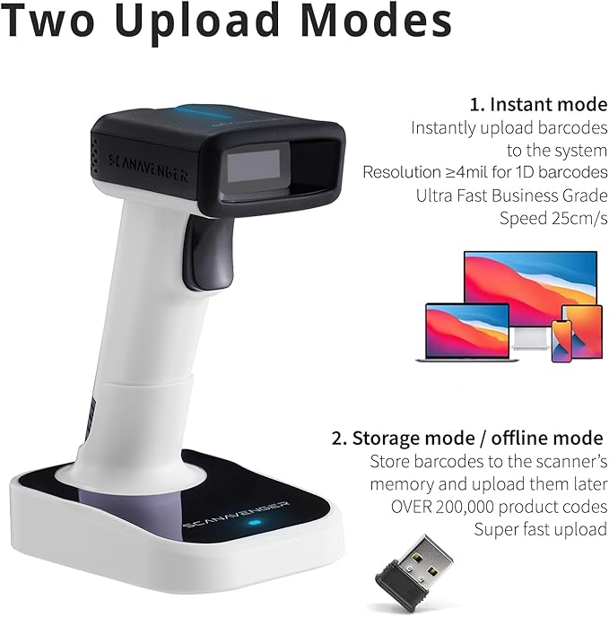 ScanAvenger Wireless Portable 1D&2D