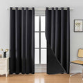 Anytime 100% Blackout Curtain 2 Panels Set, Thermal Insulated Window Drapes