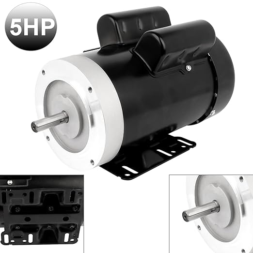 5HP Electric Motor 3450RPM General Purpose Single Phase Motor 208-230V 56C