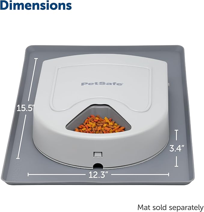 PetSafe Automatic Dog Feeder, 5 Meals, 40 oz Capacity, (Pack of 2)