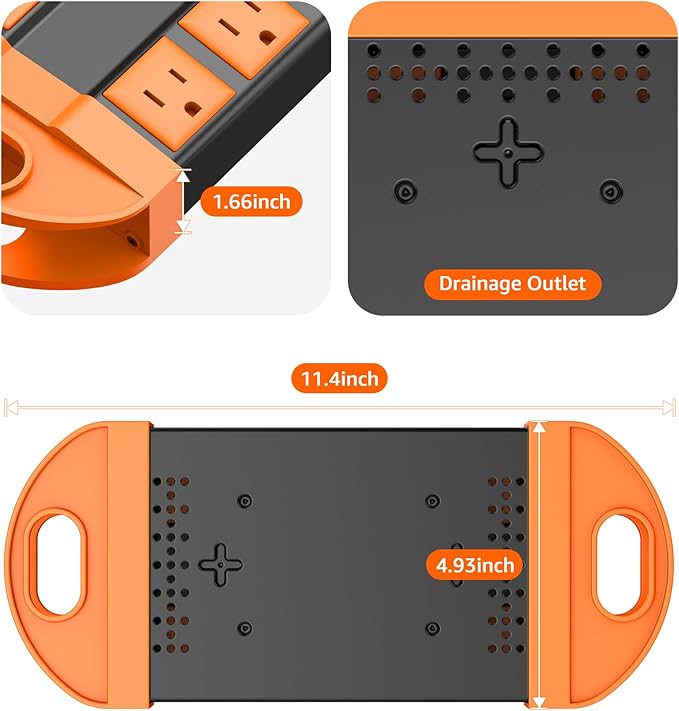 CCCEI Outdoor Power Strip Weatherproof