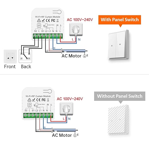 DieseRC 5pcs Wireless Smart Roller Shutter Controller