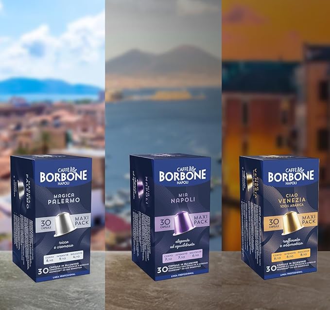 Caffè Borbone Variety Pack Aluminum Capsules Compatible (90 Count)
