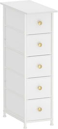 GiftGo Narrow Dresser Cabinet Vertical Slim Dresser Chest of Drawers Skinny