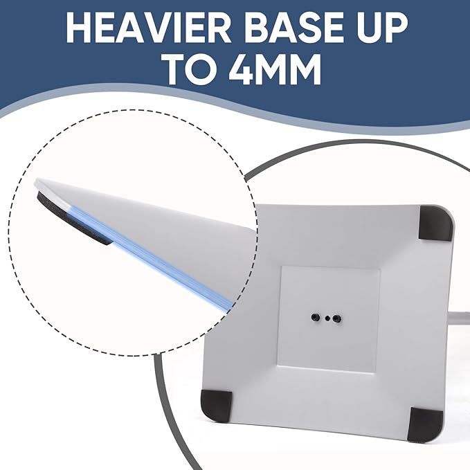 DISPLAYSWORKER Adjustable Heavy Duty Pedestal Sign holder floor Stand, sign