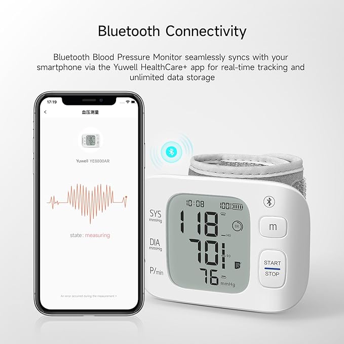 yuwell Smart Wrist Blood Pressure Monitor