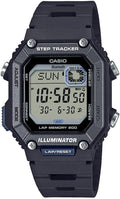 WS-B1000 Series | Men's Digital Watch | (Black) | 100M WR | Step Tracker | LED Illuminator | 100 SEC Chronograph | Daily Alarm | 2-Year Battery