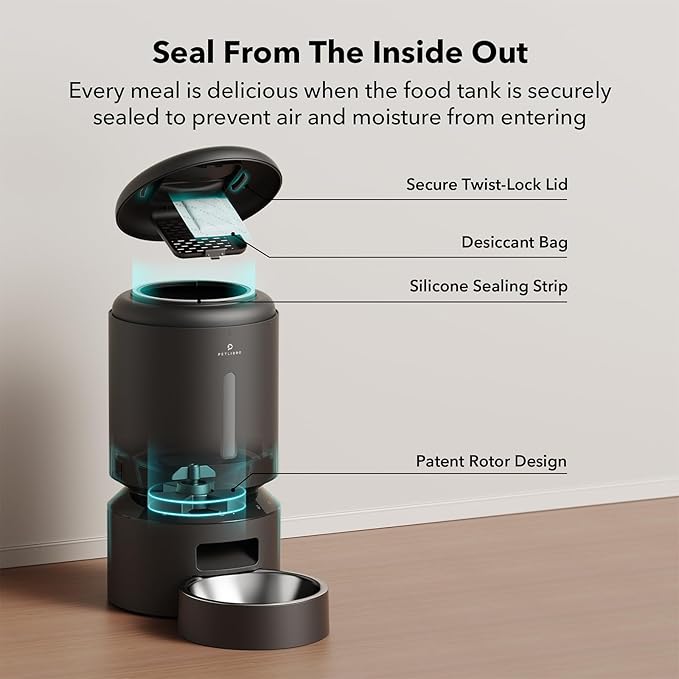 PETLIBRO Automatic Cat Feeder, 5G WiFi Automatic Dog Feeder (6 Packs)