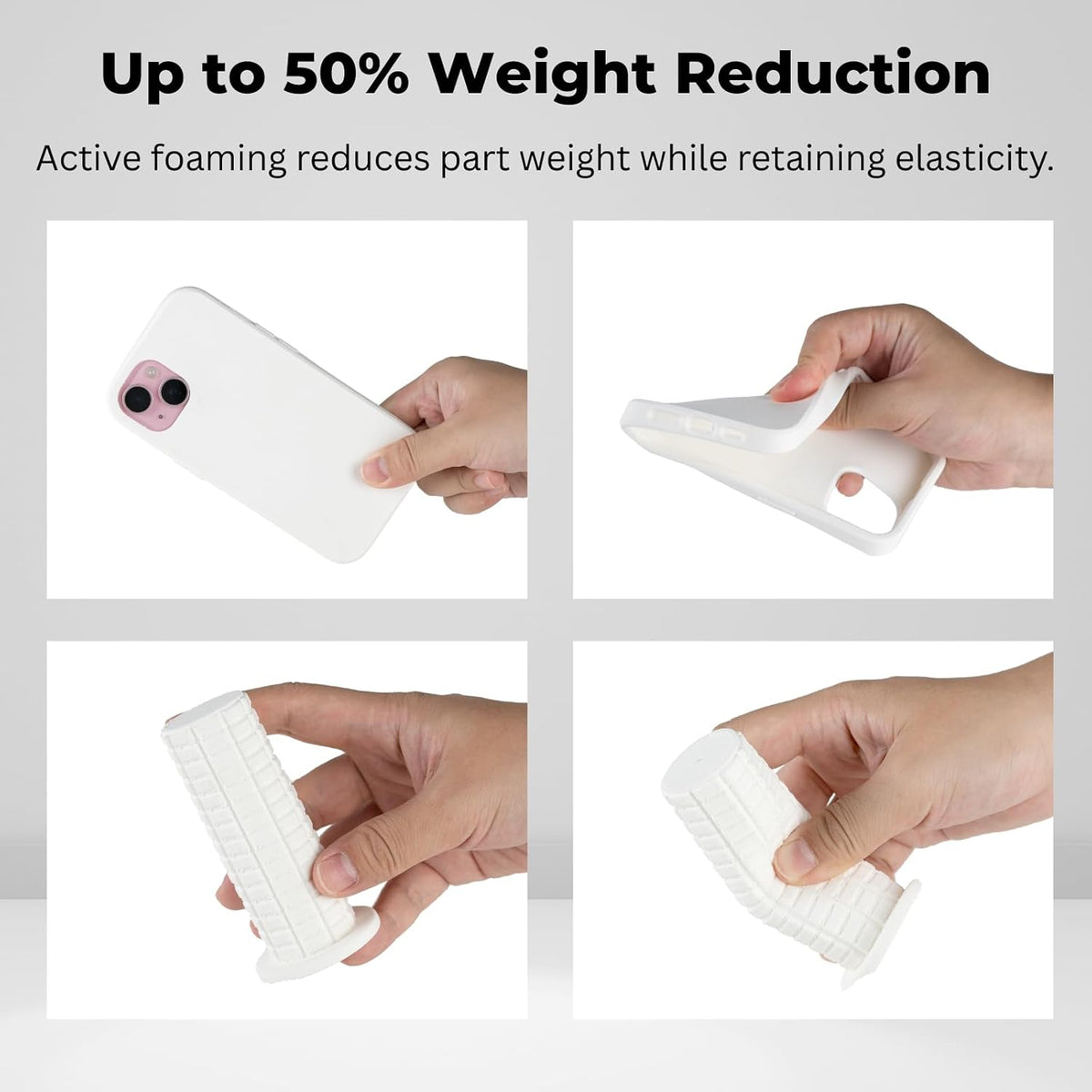 siraya tech flex tpu air - active foaming, side view