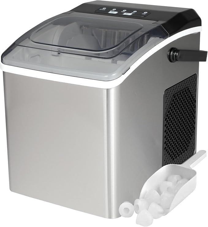 Koolatron Countertop Ice Maker – Maquina para Hacer Hielo en Casa, Nugget Ice